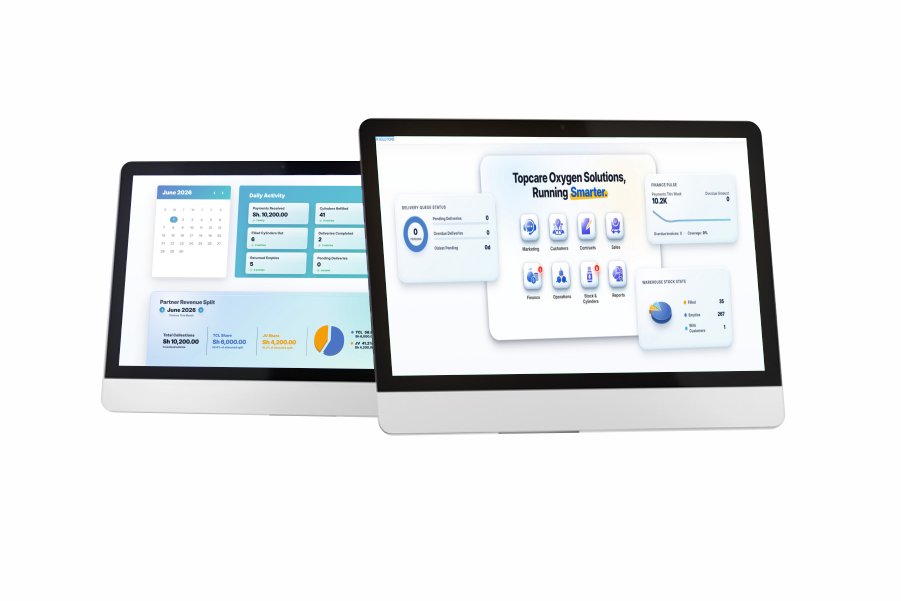 Oxygen Plant ERP System
